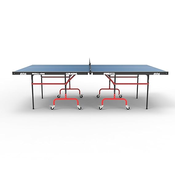 STAG GLOBAL Club Table Tennis Table | Top Thickness 19mm | 1 Table Cover, 2 TT Rackets, 6 Balls, 1 Clamp Net