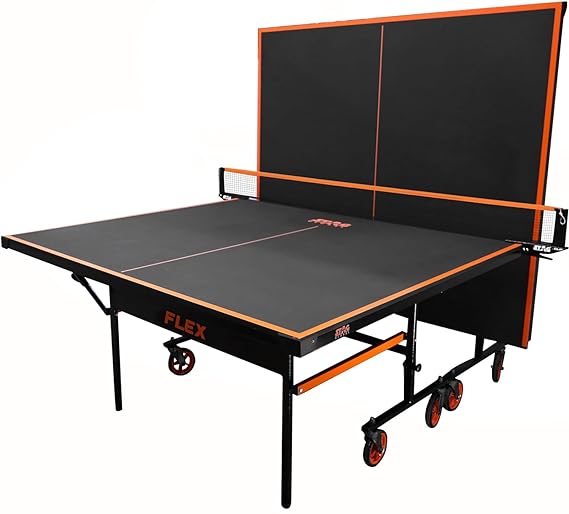 STAG GLOBAL Flex Series  Table Tennis  TT Table | Thickness 16,19,22,25 mm with 2 TT Rackets, 6 Balls, 1 Table Cover & Clamp Net