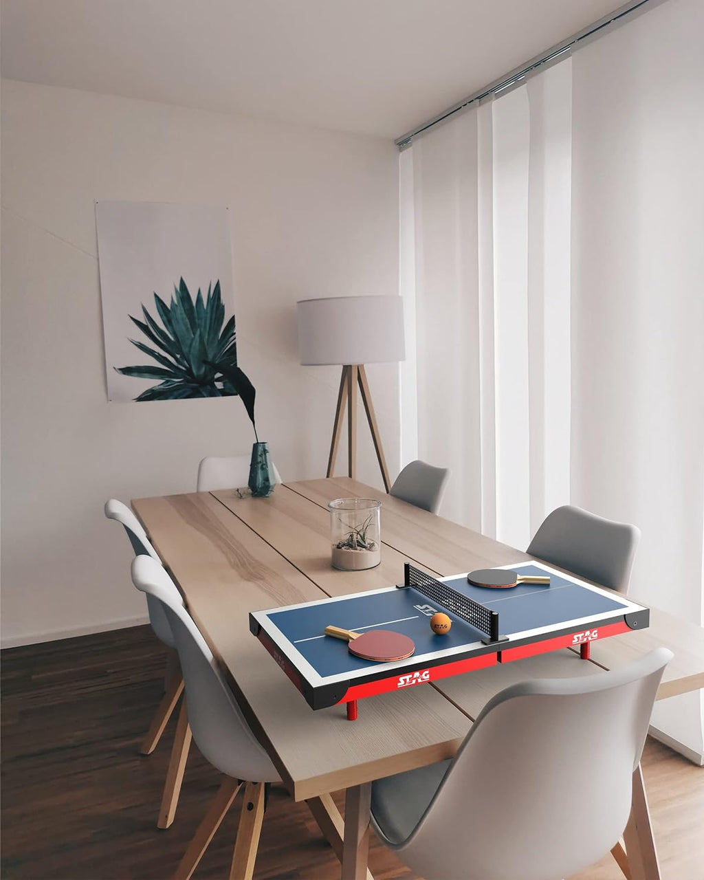 STAG GLOBAL Super Mini Table Tennis Set – Compact & Portable Fun Anywhere, Anytime