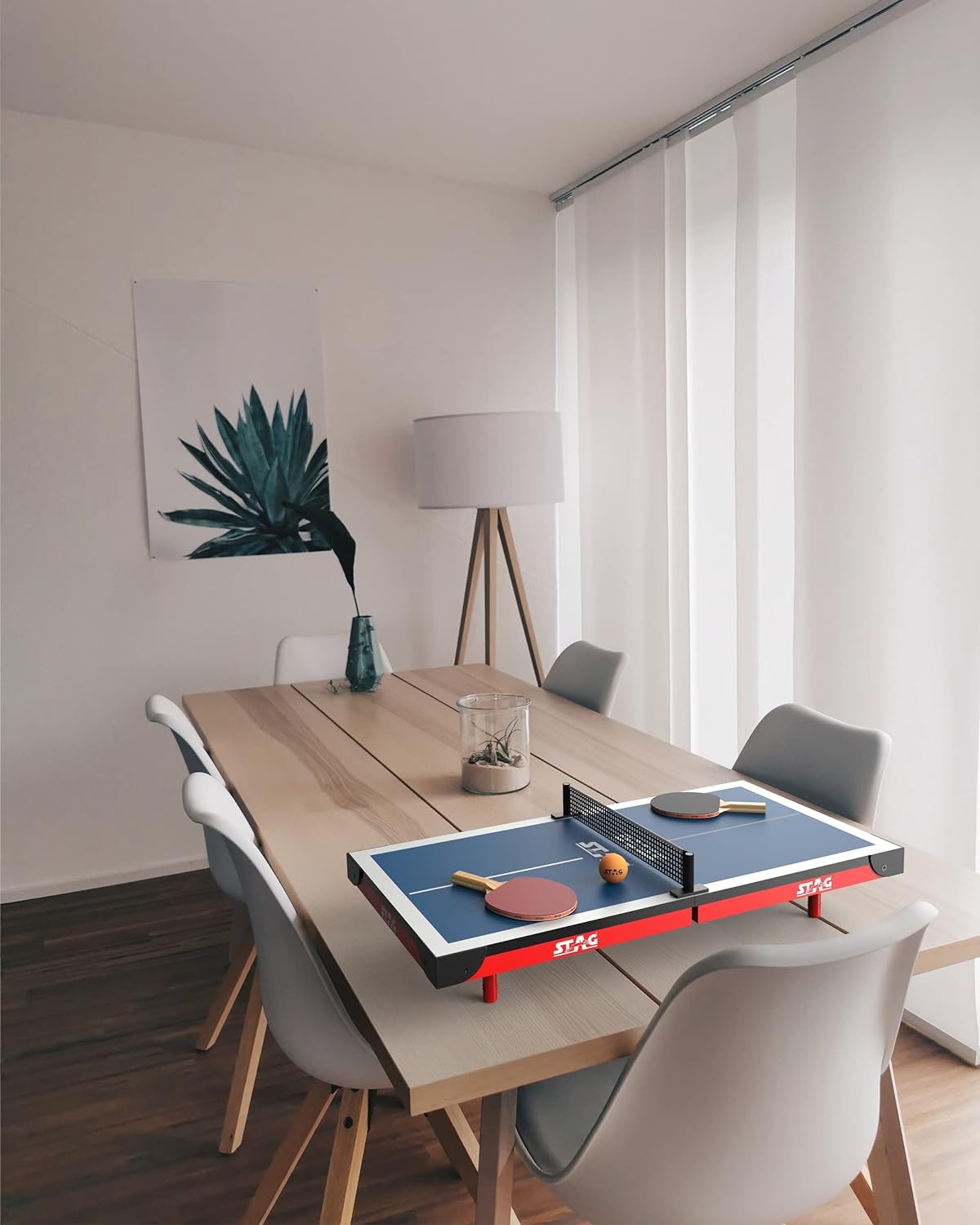 STAG GLOBAL Super Mini Table Tennis Set – Compact & Portable Fun Anywhere, Anytime