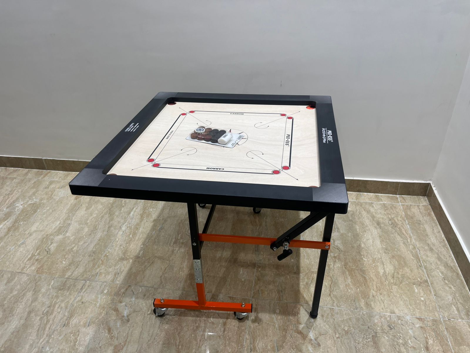COMEBACK Carrom Board PEE-ESS | Active Plus | Fold n Roll