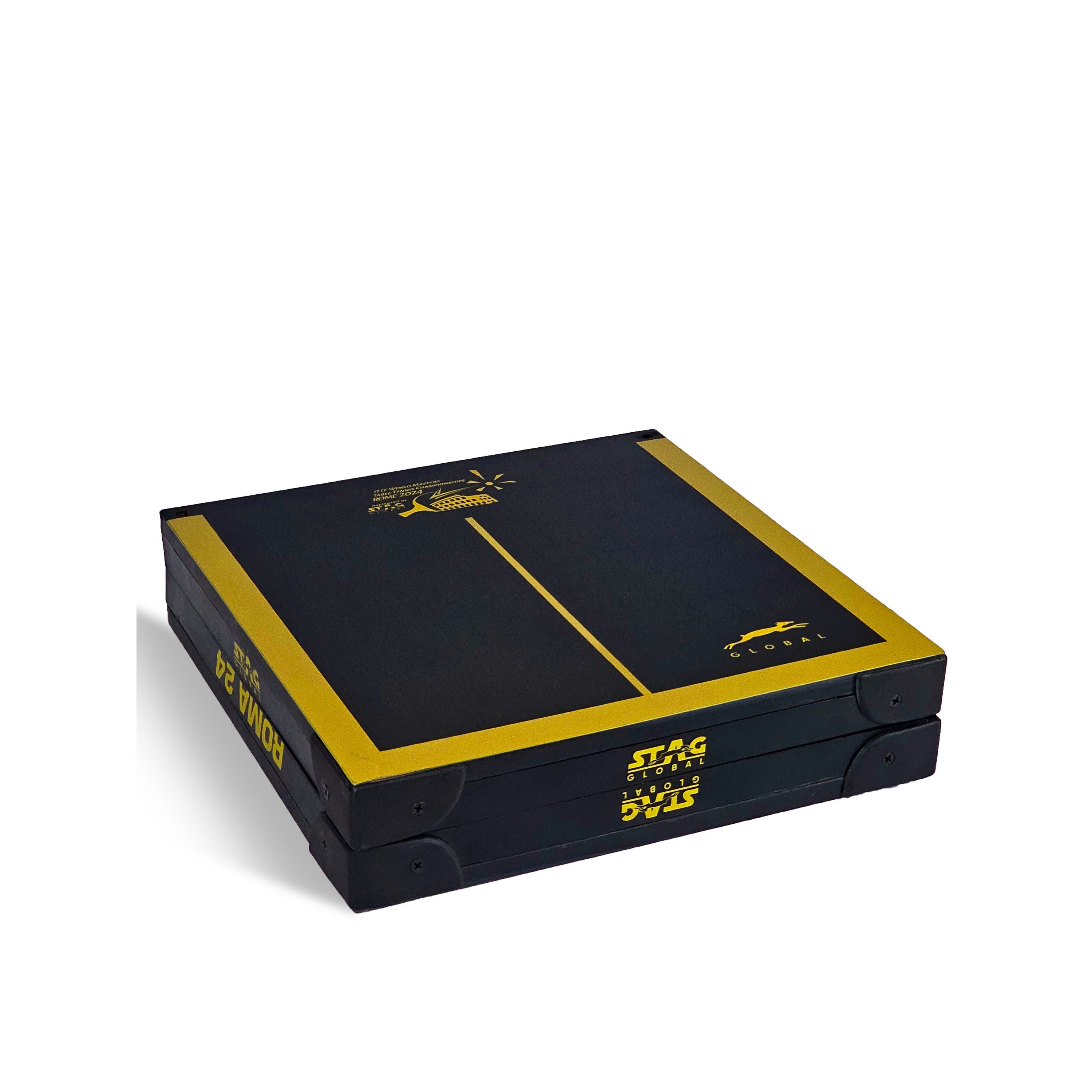 STAG GLOBAL Roma 24 Super mini | World Masters Championship 2024 | Black And  Gold | With Custom  Sling  Bag