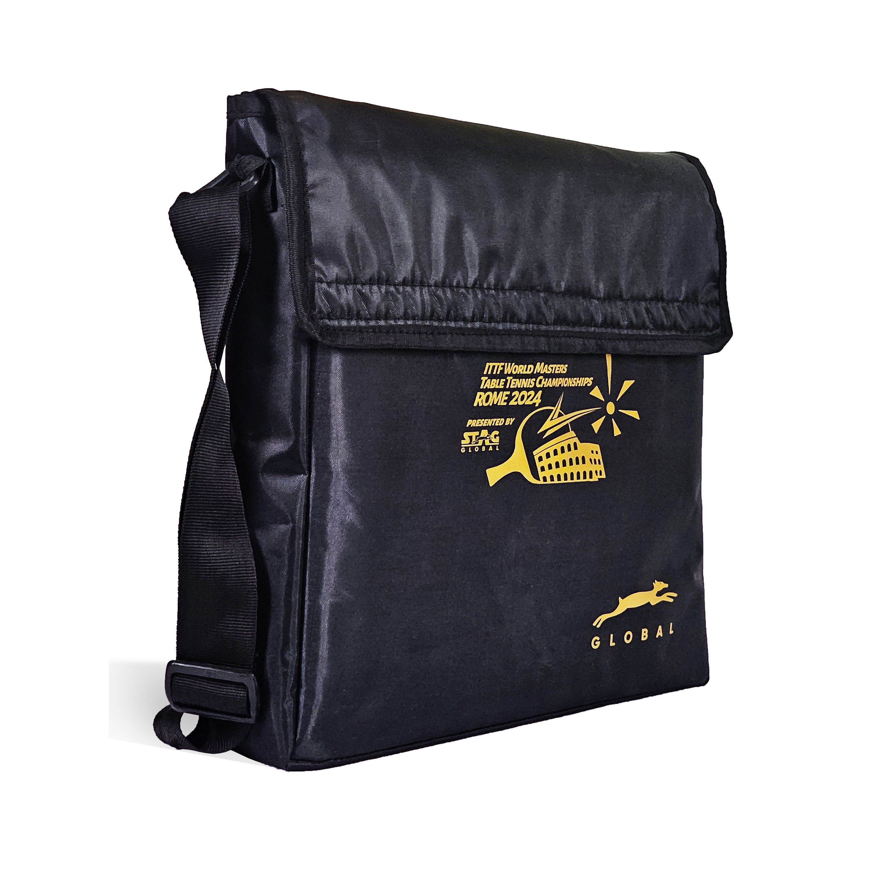 STAG GLOBAL Roma 24 Super mini | World Masters Championship 2024 | Black And  Gold | With Custom  Sling  Bag