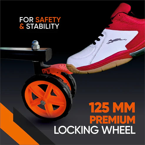 STAG GLOBAL Flex Table Tennis Table Black Top Thickness 22mm with 2 TT Rackets, 6 Balls, 1 Table Cover & Clamp Net