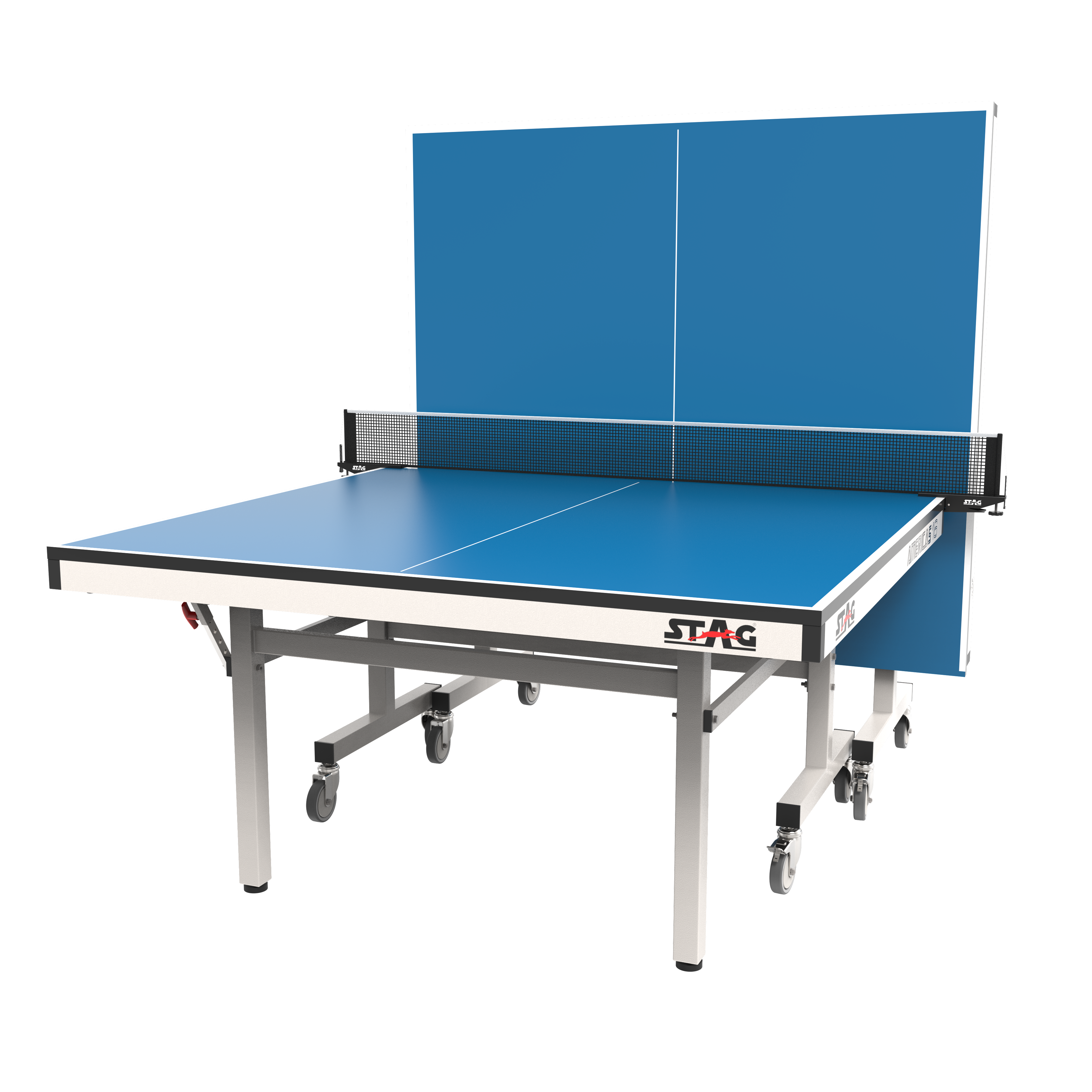 STAG GLOBAL Americas 16 Table Tennis Table 25mm Top (ITTF-Approved) Table with 2 TT Rackets, 6 Balls, 1 Table Cover & Clamp Net