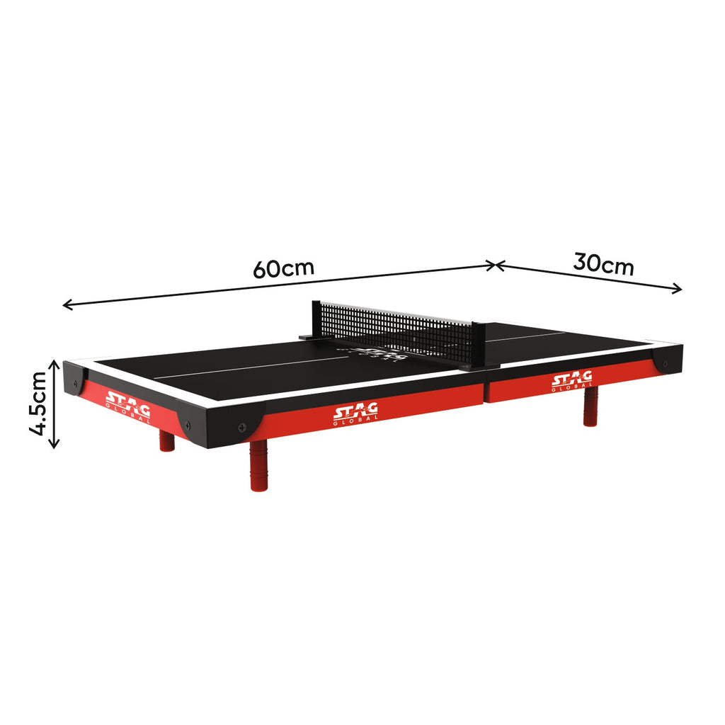 STAG GLOBAL Super Mini Table Tennis Set – Compact & Portable Fun Anywhere, Anytime